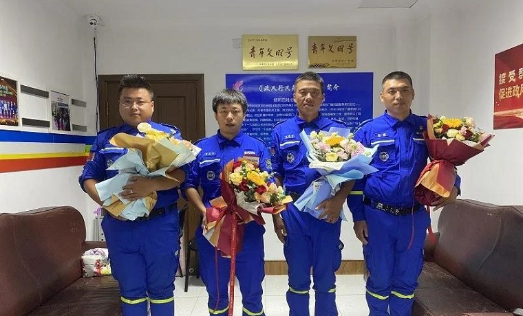 5天轉移群眾4000人， “濟寧藍天救援隊”歸來