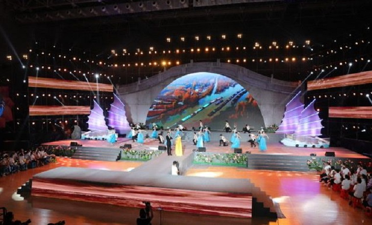 48秒｜映日荷花別樣紅 首屆微山湖運河文化節暨第二十八屆荷花節開幕