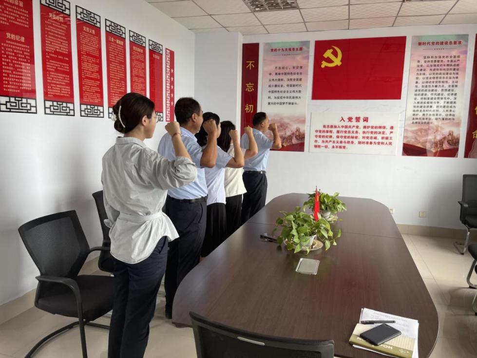 農發行臨邑縣支行開展 “頌黨恩、跟黨走、添光彩”主題黨日活動