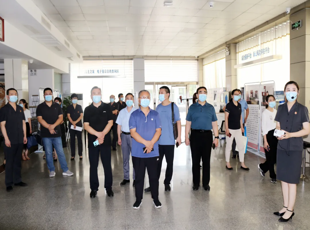 菏澤法院干警到德城區法院參觀交流訴源治理工作