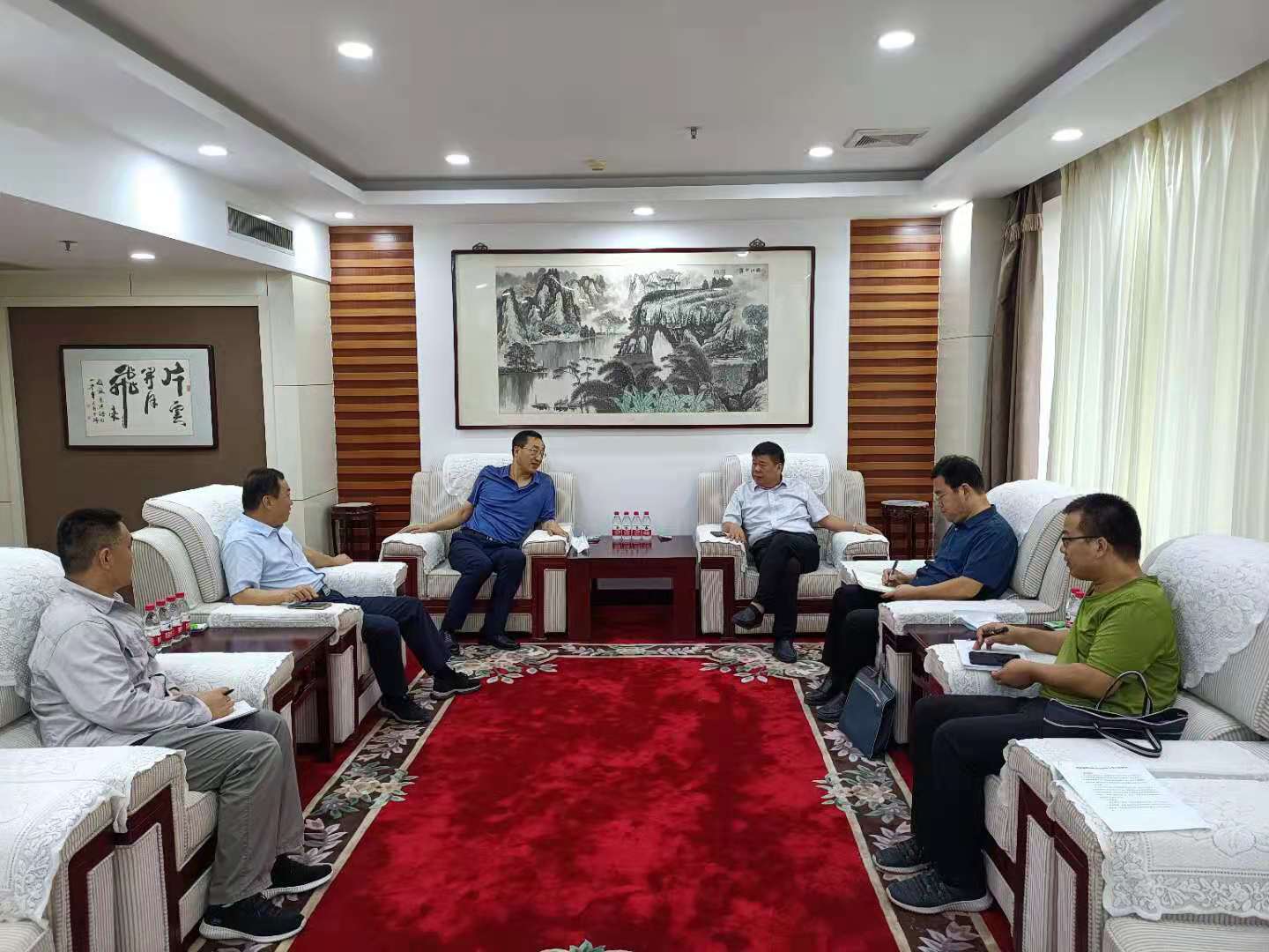 德州市公用事業發展中心一行到華能德州電廠調研指導疫情防控和換熱首站改造提升工作