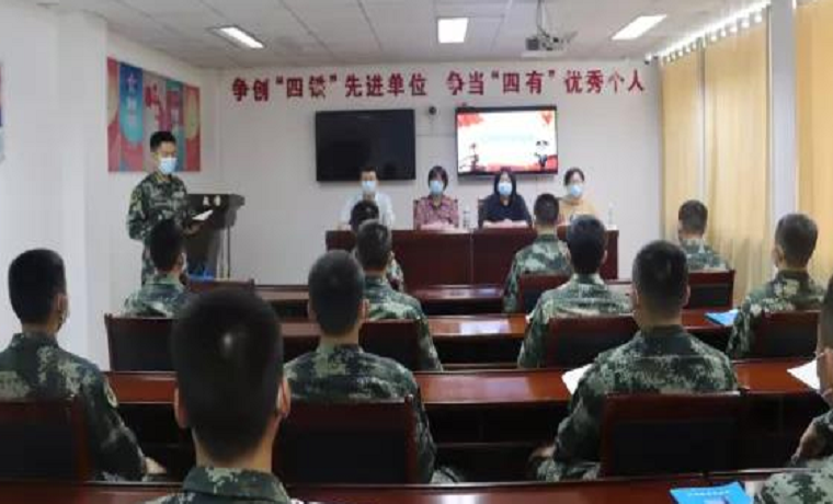 濟寧兗州區司法局開展“法治進軍營”普法志愿服務活動