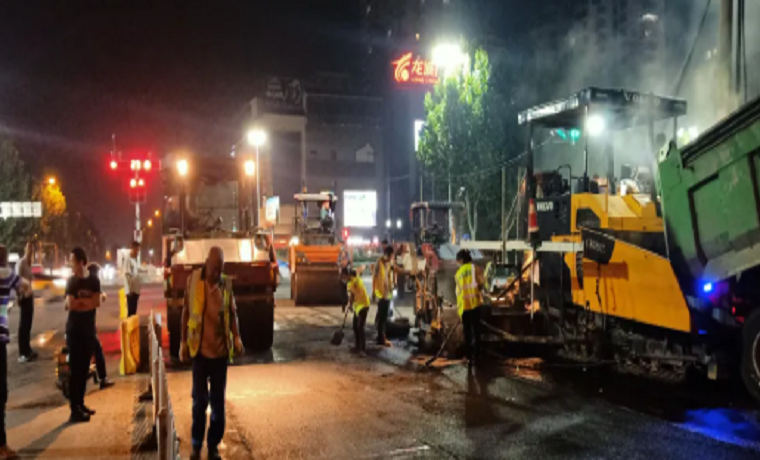 濟寧健康路改造工程23天實現主車道全面通車