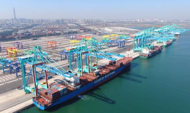 全球首個“智慧零碳”碼頭在天津港正式投產運營