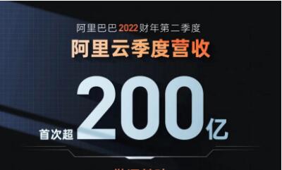 阿里云季度營收首次超200億元，全球已有數百座云數據中心