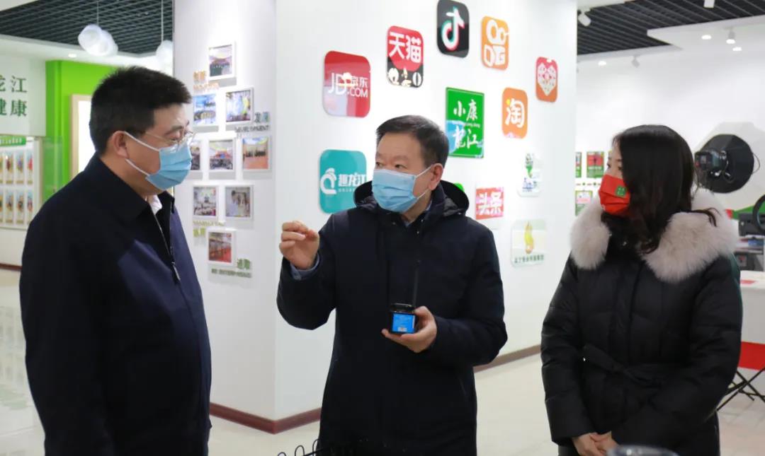 黑龍江省委組織部常務副部長李桂春到省供銷合作社調研“小康龍江”平臺建設情況