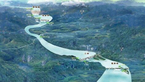 2021年長江六座梯級水電站累計發電2628.83億千瓦時