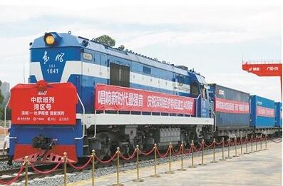 深圳“灣區號”國際班列運送貨物突破10萬噸