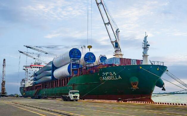 中國電建自主研發的風電塔筒雙層海運技術填補國內空白