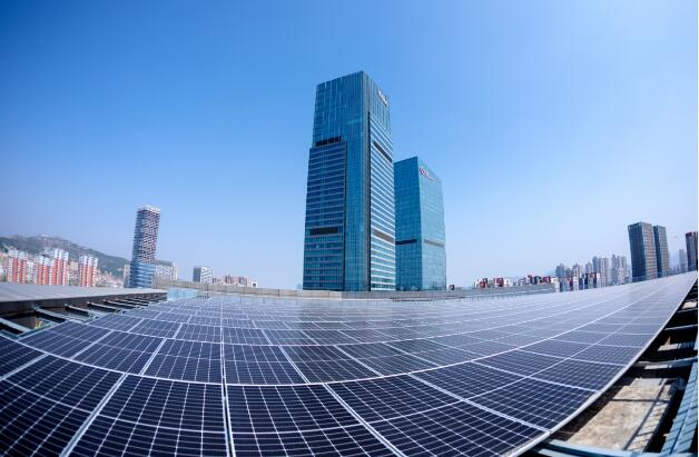 山東裝機容量最大的商業綜合體屋頂光伏發電項目并網發電