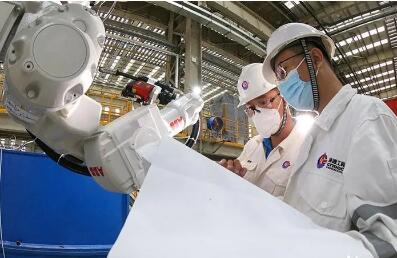 我國首個海洋油氣裝備制造“智能工廠”投產