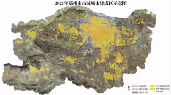 中心城區城市建成區面積744.15平方公里 鄭州又“長大”了