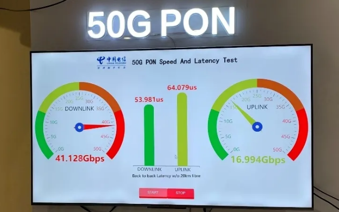 中國移動攜手中興通訊完成50G PON樣機現網驗證