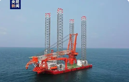 全國首艘！新一代2000噸級海上風電安裝平臺在廣州南沙交付投運