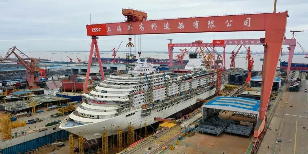 “含綠量”節節攀升 中國船舶出口展新顏