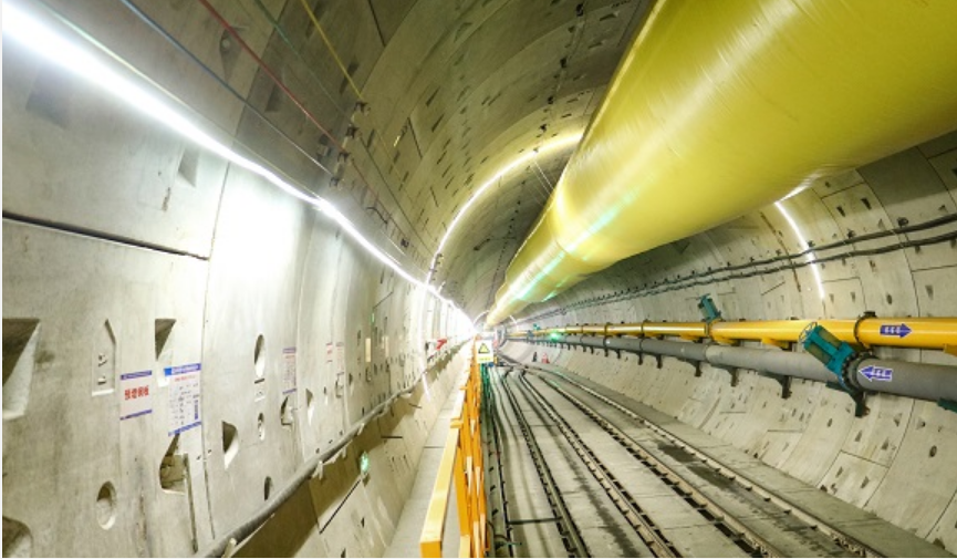中俄東線天然氣管道長江盾構穿越隧道順利貫通