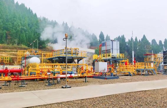 東方電氣集團自主設計制造的全國首個油氣開采伴生地熱發電項目成功投運