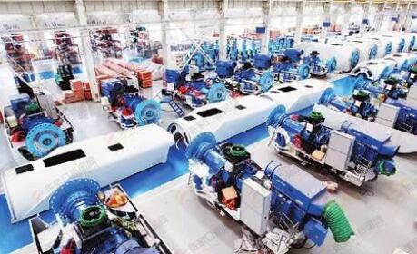 河北省張北縣形成完整風電裝備制造產業鏈條