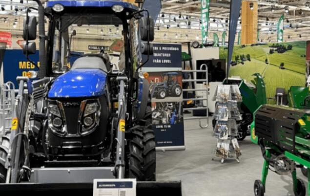 濰柴雷沃拖拉機參加北歐農機展