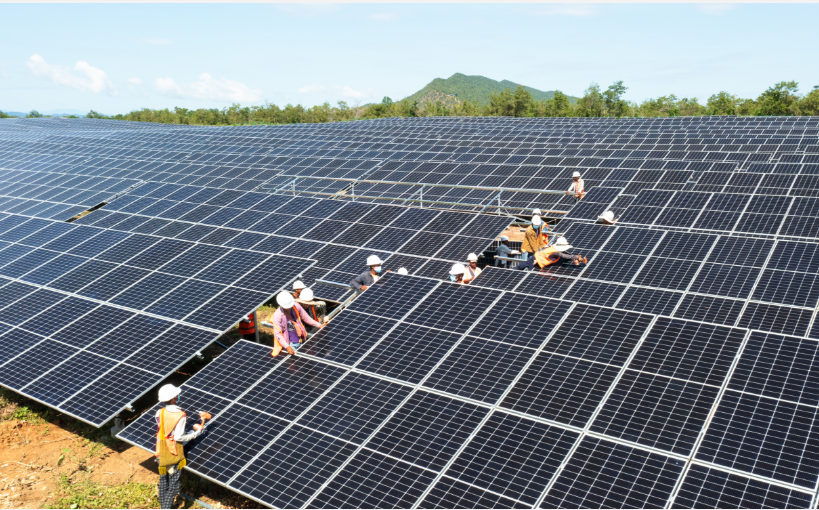 中企投資的緬甸中部光伏項目群首個項目（京榮）并網發電