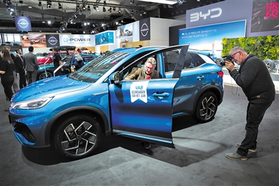 中國電動汽車占據歐洲街頭