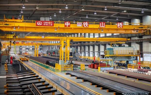 中鐵工業制造的孟加拉國鐵路道岔成功發運