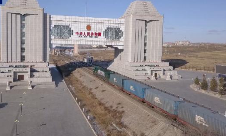 今年前兩個月經滿洲里鐵路口岸進出境中歐班列數量達765列