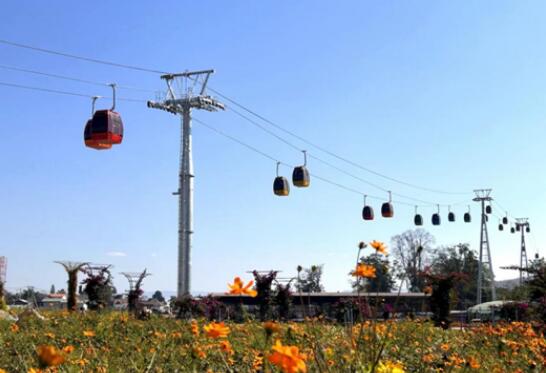 緬甸第一條由中國企業設計、制造的索道順利竣工