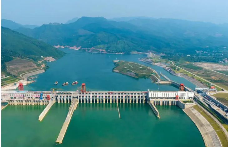 大藤峽工程右岸第三臺水輪發電機組啟動有水調試