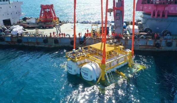 全球首例商用海底數據中心在海南陵水下水