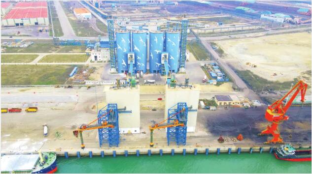 國內首條！柳鋼集團礦渣粉直接裝船海運生產線通過竣工驗收