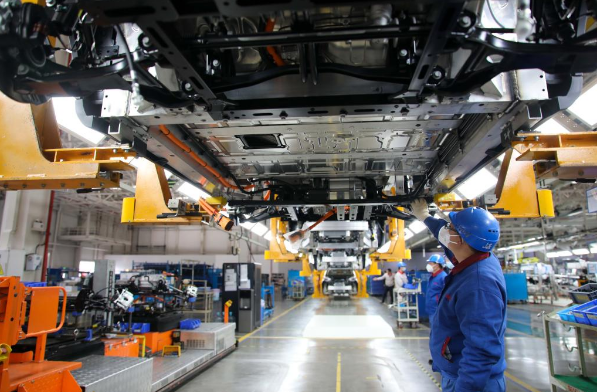 市場占有率穩步提升 新能源汽車成為穩工業重要力量