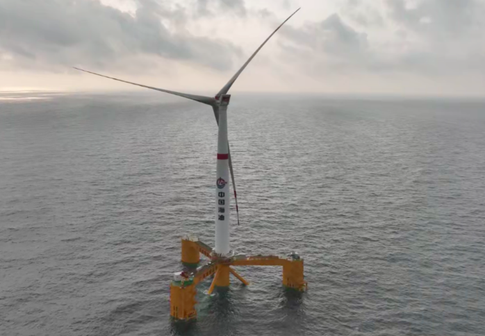 我國首座深遠海浮式風電平臺