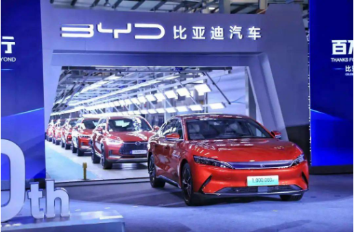 單月銷量創歷史新高 比亞迪5月份銷售24萬輛新能源汽車