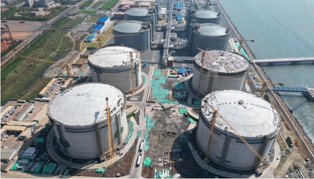 我國首個千萬噸級LNG接收站一期工程在津投產