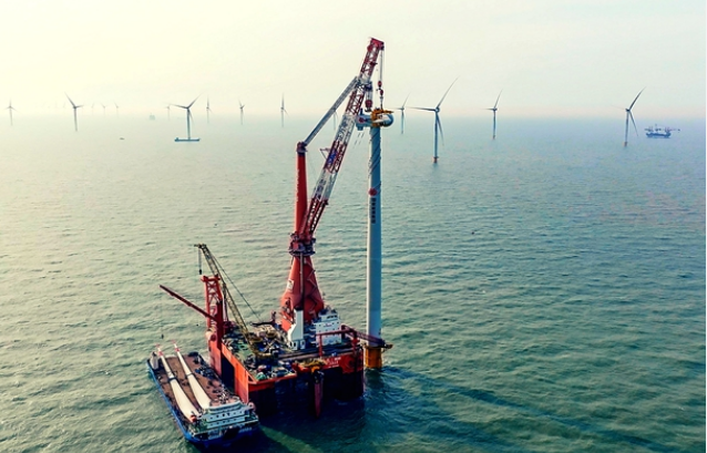 國家能源集團山東B2海上風電項目全容量并網