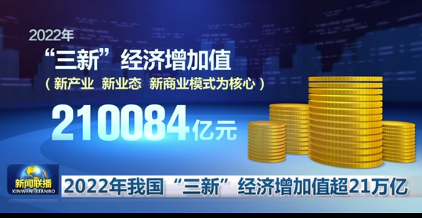 2022年我國“三新”經濟增加值超21萬億