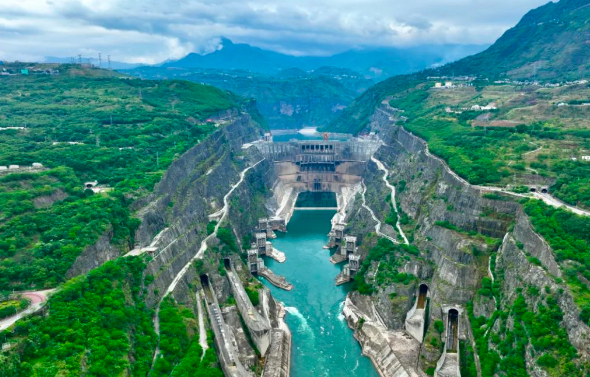 金沙江下游溪洛渡-向家壩梯級水電站累計發電量超9000億千瓦時