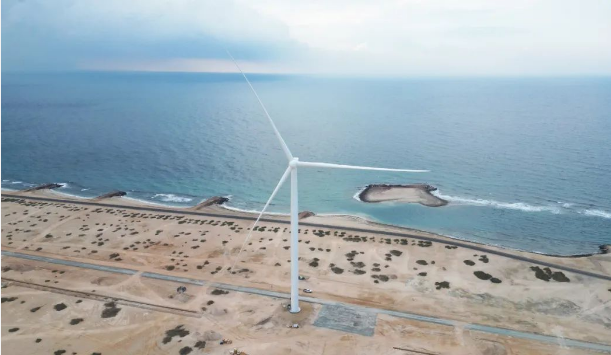中國電建承建的阿聯酋首個風電項目投入運營