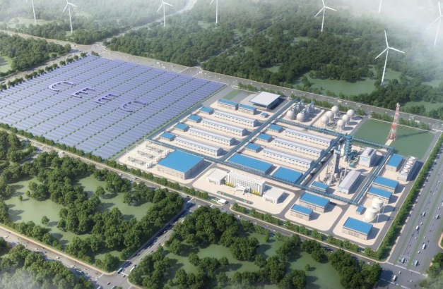 296億元！中國能建投資建設的吉林松原綠色氫氨醇一體化項目開工