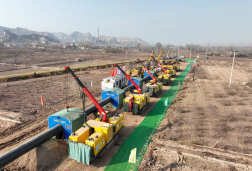 國家管網集團古浪—河口天然氣聯絡管道工程實現“綠色”投產