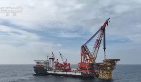 我國海上首個超高溫超高壓氣田生產平臺完成海上安裝