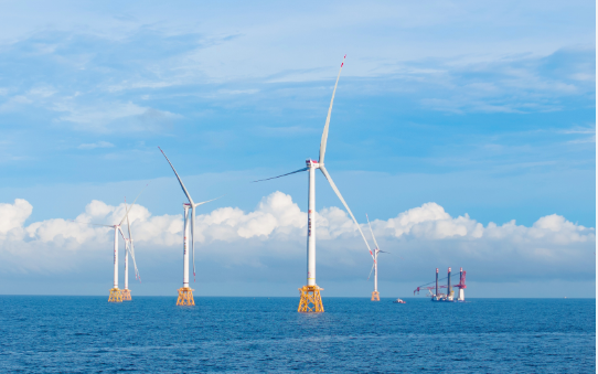 青洲海上風電項目首批風機并網發電 每年可提供清潔電能約36億千瓦時