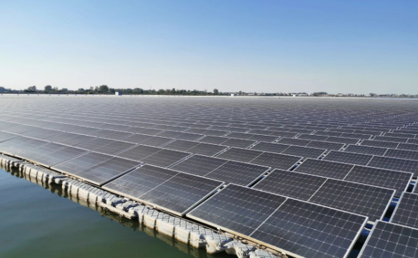 三峽能源投資建設的阜陽水面光伏電站實現全容量并網