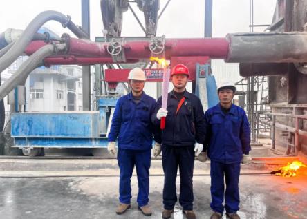 全球鎂行業最大回轉窯在巢湖云海點火投產