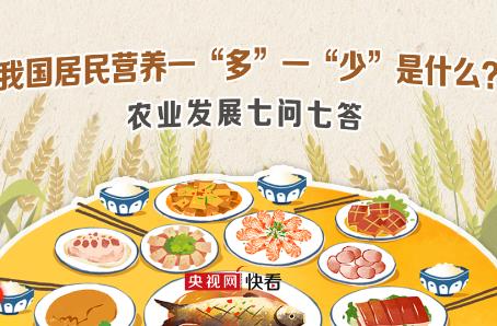 我國居民營養一“多”一“少”是什么？農業發展七問七答