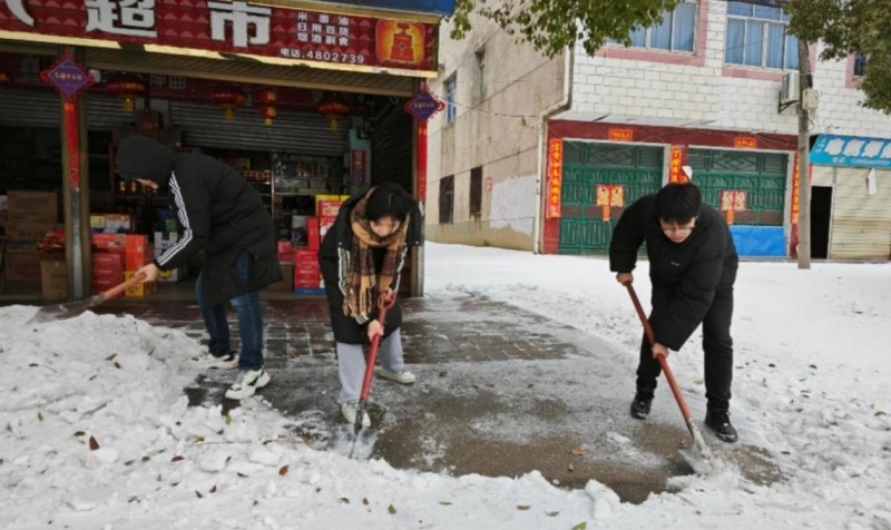 湖北隨州：涌動的暖流  融化冰雪