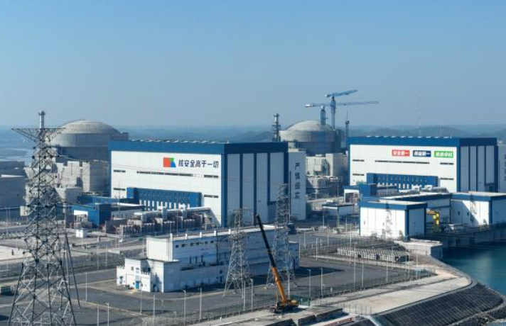 中廣核廣西防城港核電站4號機組實現首次并網發電