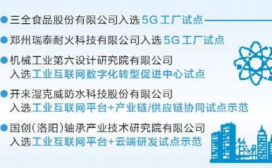 河南新增5個國家級工業互聯網試點示范 “智慧大腦”讓行業提“智”增效