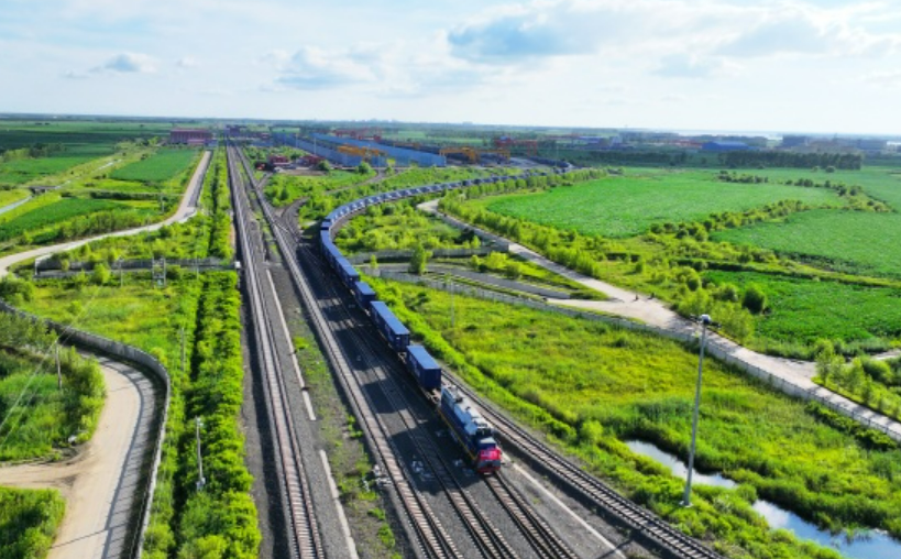 黑龍江同江口岸助中歐班列量質齊升